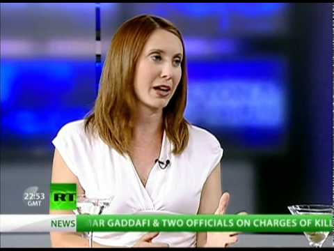 Kristine Frazao while on RT America. Know about her net worth, salary, earnings, income